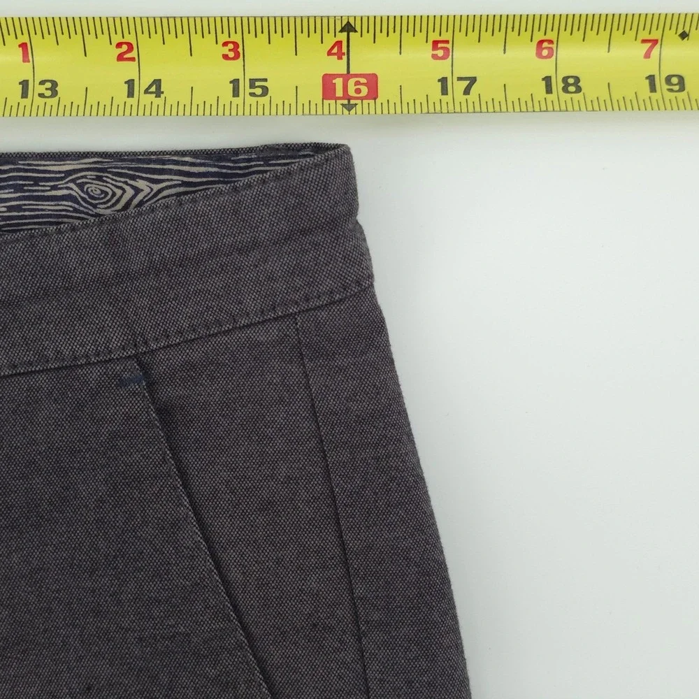 Ted Baker Mens Chinos Trousers 32R Charcoal Grey Slim Fit Smart Casual Pants